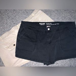 Mossimo mid-rise midi short bundle